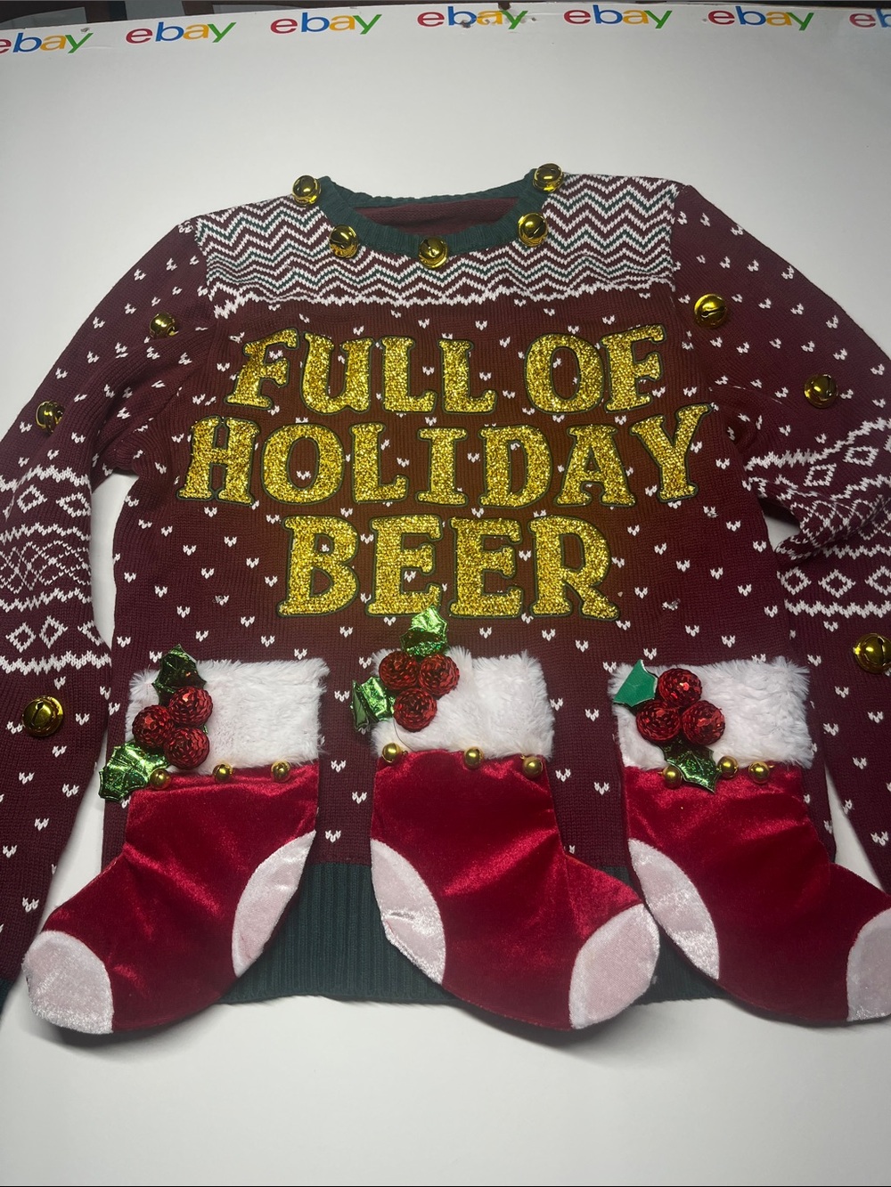 Spencer’s Funny Christmas Sweater Light Up